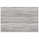 vidaXL Étagères murales 4 Pièces sonoma gris 60x40x1 5 cm bois ingénierie
