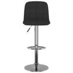 vidaXL Tabourets de bar lot de 2 noir tissu
