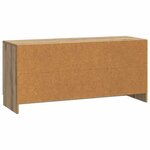 vidaXL Meuble TV 102 x 34 5 x 47 cm Chêne artisanal Bois d'ingénierie