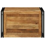 vidaXL Boîte de Rangement 80x50x50 cm Bois Massif Acacia