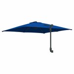 vidaXL Parasol de jardin Azur 248.5 x 247.5 x 160 cm tissu
