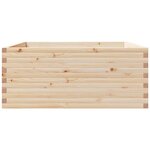 vidaXL Jardinière 110x110x49 5 cm bois de pin massif