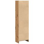 vidaXL Bibliothèque chêne artisanal 40x24x143 cm bois d'ingénierie