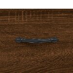 vidaXL Buffet chêne marron 69 5x34x90 cm bois d'ingénierie