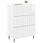 vidaXL Armoire à tiroirs 66 x 34 5 x 92 cm Bois d'ingénierie