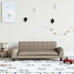 vidaXL Canapé pour enfants cappuccino 90x53x30 cm similicuir