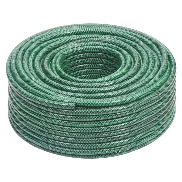 vidaXL Tuyau d'arrosage vert 0 5" 100 m PVC