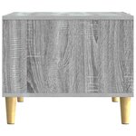 vidaXL Table basse Sonoma gris 90 x 50 x 40 cm Bois d'ingénierie