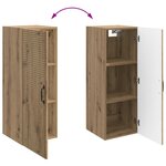 vidaXL Armoire Murale 33 x 34 5 x 90 cm Bois d'ingénierie