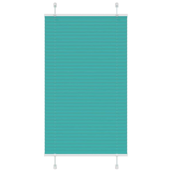 vidaXL Store plissé vert pétrole 80x100 cm largeur du tissu 79 4 cm