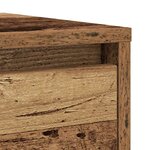vidaXL Buffet vieux bois 29 5x34x76 cm bois d'ingénierie
