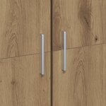 vidaXL Buffet Chêne Artisan 60x35x180 cm Bois d'ingénierie