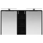 vidaXL Ensemble de Meubles de Salle de Bain 3 Pièces 106 x 16 x 62 5 cm