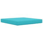vidaXL Coussin de canapé d'extérieur 3 Pièces Turquoise Polyester
