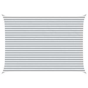 vidaXL Voile d'ombre Gris clair et blanc 5 × 3 5 m