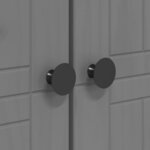 vidaXL Garde-robe BODO gris 99x53 5x173 cm bois massif de pin