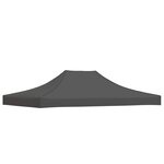 vidaXL Toit de tente de réception 4x3 m Anthracite 270 g/m²