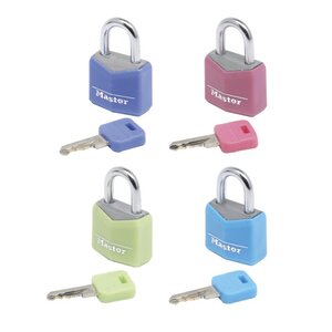 Petits Cadenas Clés communes Pack Familiale de 4 Couleurs assorties
