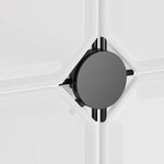 vidaXL Cubes de rangement 12 Pièces avec portes Transparent PP