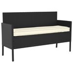 vidaXL Coussin de palette pour banc crème 140x40x8 cm tissu Oxford