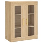 vidaXL Armoire murale chêne sonoma 69 5x34x90 cm