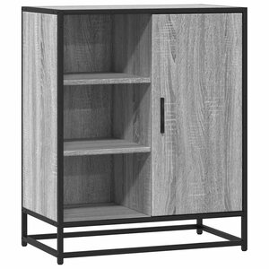 vidaXL Buffet sonoma gris 62x35x76 cm bois d'ingénierie