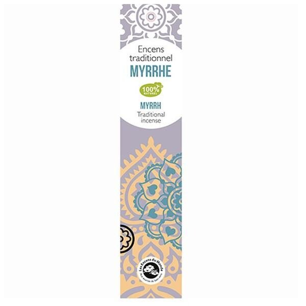 Encens indien à la Myrrhe 40 bâtonnets