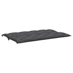 vidaXL Coussin de banc de jardin anthracite tissu oxford