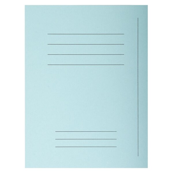 Paquet 50 Chemises Forever® 220 100  Recyclé Avec Impression - 24x32cm - Bleu Clair - X 5 - Exacompta