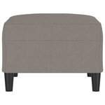 vidaXL Repose-pied Taupe 70x55x41 cm Tissu