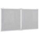 Tableau magnétique panneau écriture école maison bureau pliable 120 x 60 x 1 7 cm aluminium 02_0045518