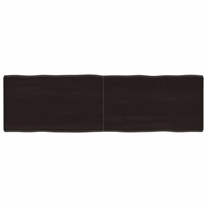 vidaXL Dessus de table bois massif traité bordure assortie