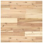 vidaXL Étagère de vasque murale acier et bois massif d'acacia