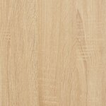 vidaXL Table basse chêne sonoma 102x50x35 cm bois d'ingénierie