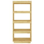 vidaXL Bibliothèque/Séparateur de pièce 60x35x135 cm pin massif