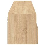 vidaXL Meubles TV muraux 2 Pièces chêne sonoma 80x30x30cm bois ingénierie