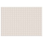 vidaXL Couverture lestée Crème clair 155x220 cm 7 kg Tissu