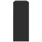 vidaXL Buffet Noir Bois d'ingénierie 116 x 30 x 75 cm Buffet