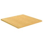 vidaXL Dessus de table 70x70x2 5 cm bambou