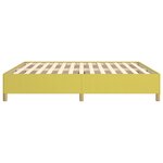 vidaXL Sommier à ressorts de lit Vert 160x200 cm Tissu