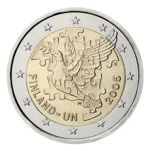 2 euros commémorative Finlande 2005 - ONU.