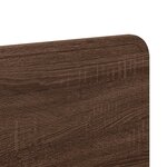 vidaXL Tête de lit Chêne brun 180 cm Bois d'ingénierie