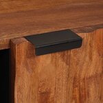 vidaXL Meuble TV avec stockage Finition Acacia Brun 80 x 33 x 46 cm