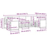 vidaXL Ensemble de canapés d'extérieur 6 pc Naturel