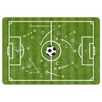 vidaXL Tapis enfant 160x230cm terrain de football antidérapant lavable