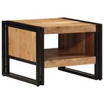 vidaXL Table basse 50x50x38 cm bois massif acacia