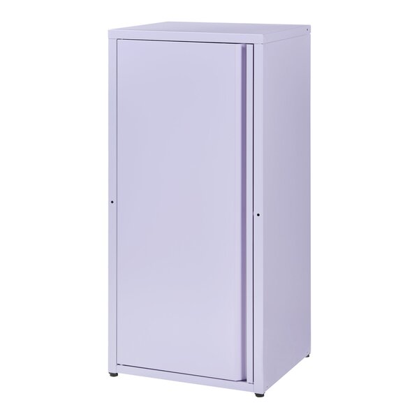 Armoire bureau salon étagère meuble de rangement 88 x 40 x 35 cm métallique acier violet 03_0008910