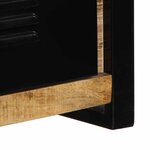 vidaXL Meuble TV 100x30x35 cm bois massif de manguier brut