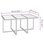 vidaXL Ensemble à manger de jardin coussins 7Pièces Résine tressée Noir