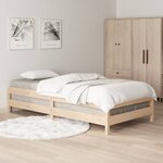 vidaXL Lit empilable sans matelas 80x200 cm bois de pin massif
